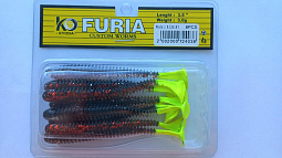 Виброхвост KYODA FURIA FA3,5, размер 8,9 см, цвет S187 (8 штук)